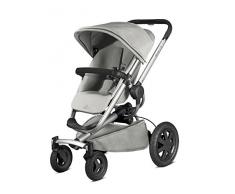 Quinny Buzz Xtra Kombi-Kinderwagen und Sportbuggy (ab der Geburt nutzbar mit Maxi-Cosi Babyschale, automatische sekundenschnelle Aufklappfunktion und robuste Reifen für jedes Gelände) grau
