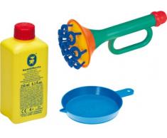Pustefix Multi-Bubble-Trompete I 250 ml Seifenblasenwasser I Bunte Bubbles Made in Germany I Seifenblasen Spielzeug für Kindergeburtstag, Hochzeit & als Gastgeschenk I Spaß für Kinder & Erwachsene