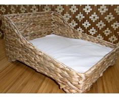 BIHL Katzenkorb Hundekorb Katzenbett Hundebett Puppenbett Wasserhyazinthe 315