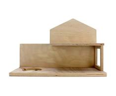Puppenvilla Regal aus Holz, Haus Tonie, Board zur Aufbewahrung von Musikbox und Hör-Figuren