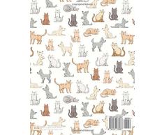 Blanko Notizbuch (©Star, A4, 156 Seiten, Softcover) || Mit Register + Seitenzahlen || Leeres Notizbuch zum Selbstgestalten, Zeichenbuch, Skizzenbuch, Blankobuch, Malbuch „Hunde & Katzen“