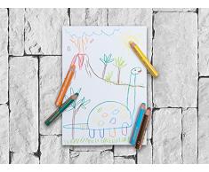 Buntstift, Wasserfarbe & Wachsmalkreide - STABILO woody 3 in 1 - 6er Pack - 6 verschiedene Farben