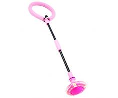 LIOOBO LED Boomerang Ball Lechtende Springball mit Band Handgelenk Band Handball Kinder Springring Sport Fitness Spiel Kindergeburtstag Mitgebsel (Zufällig)