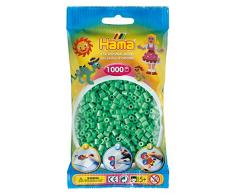 Hama 207-11 - Bügelperlen im Beutel, ca. 1000 Stück, hellgrün