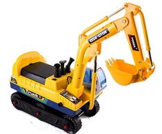 deAO Kinderbagger Bobbycar elektronisches Spielzeug für draußen, Kinderfahrzeug mit Sound und wiederaufladbaren Batterien