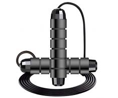 Supertrip Springseil mit Kugellager und Anti-Rutsch Griffe 3 Meter verstellbare Skipping Rope Jump Rope Ideal für Crossfit Sport Training Fitness geeignet für Erwachsene und Kinder