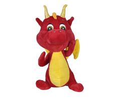 Simba 105951925ROT - Safiras Plüschdrache Draki 25 cm rot