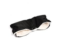 Upgrow Handwärmer für Kinderwagen Wasserdicht Handschuhe mit Warm Flanell Handmuff für Kinderwagen Buggy Universalgröße (Schwarz)