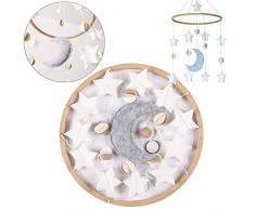 Mobile Krippe,Mobile für Babybett,baby Windspiel,baby windspiel junge,Bettglocke,Krippe Mobile für Jungen und Mädchen