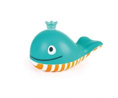 Hape E0216 Badespielzeug Seifenblasen-Wal, Badewannenspielzeug, Mehrfarbig