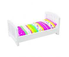 Goki 51596 - Puppenbett mit Bettzeug - Susibelle Kollektion