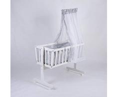 Stubenwagen Babywiege Babybett Schaukelwiege Wiege Bestellbett Komplettset 51366W-D02