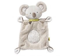 Fehn 064056 Schmusetuch Koala – Schnuffeltuch mit Koala-Köpfchen – Zum Kuscheln für Babys und Kleinkinder ab 0+ Monaten – Maße: 27 cm