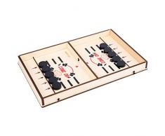 TOYANDONA Schleuder Tischhockey-Party-Spiel Bouncing Schach Hockey-Spiel Tisch Desktop-Kampf Eishockey-Spiel Gewinner Brettspiele Spielzeug für Eltern Kind
