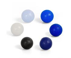 6er SPAR-SET TheraPIE Gel Ball Handtrainer | HOCHWERTIGE QUALITÄT | Unterarmtrainer | Handmuskeltrainer | Handgreif-Trainer | Fingertrainer | Finger-Streching | Anti Stress Ball