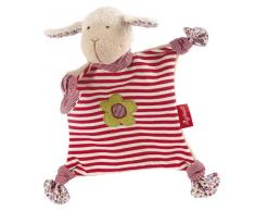sigikid, Mädchen, Schnuffeltuch Organic Collection, Schaf, Rot/Weiß, 40862