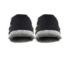 YUEHAPPY® Handwärmer Kinderwagen, Handschuhe Handmuff für Kinderwagen Buggy Kinderwagenmuff, Muff mit Fleece Innenseite, Wasser- und windabweisend,Schwarz
