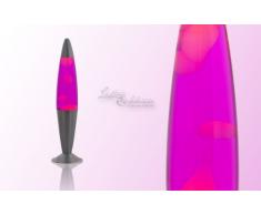 Kinder-Lavaleuchte 1-flammig Lollipop 2 Farbe: Transparent / Rosa / Silber