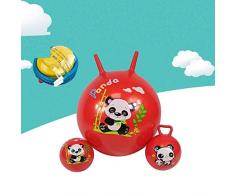 Kindergarten Ball Massage Ball Croissant Springball Kinder Verdickung Outdoor-Spielzeug aufblasbaren Kinderball-Rotes dreiteiliges Set