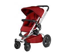 Quinny Buzz Xtra Kombi-Kinderwagen und Sportbuggy (ab der Geburt nutzbar mit Maxi-Cosi Babyschale, automatische sekundenschnelle Aufklappfunktion und robuste Reifen für jedes Gelände) rot