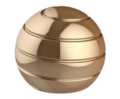 CaLeQi Kinetic Schreibtischspielzeug Office Metal Spinner Ball Gyroskop mit optischer Täuschung für Anti-Angst Stress abbauen Inspirieren Sie innere Kreativität