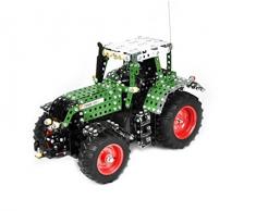Tronico 10070 - Metallbaukasten Traktor Fendt 939 Vario mit Fernsteuerung, Profi Serie, Maßstab 1:16, 790-teilig, grün