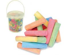 Straßenmalkreide im Eimer - farbig sortiert - 12 Stk. im Eimer