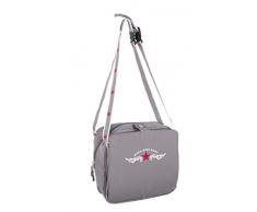 roba Boostersitz Rock Star Baby in grau, mobiler und aufblasbarer Kindersitz als Reisesitz und Sitzerhöhung, ideal als Hochstuhl für unterwegs für Babys und Kleinkinder