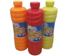 GW Handels UG 3 Liter Seifenblasenflüssigkeit Nachfüller für Seifenblasen Maschine Pistole Nachfüllflasche Seifenblasenlauge transparent