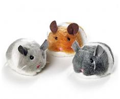 KARLIE Spielzeug PLÜSCH Maus SHAKIN JERRY Aufziehmaus für Katzen