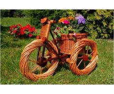 Dreirad aus Korbgeflecht , 55 cm, Korb-Dreirad, Trike, Rad zum Bepflanzen, Blumentöpfe, Pflanzkasten, Blumenkasten, Pflanzhilfe, Pflanzcontainer, Pflanztröge, Pflanzschale, Dreirad, Trike, Rad, aus hochwertigem Korbmaterial,