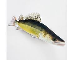 GABY Fish Pillows Zander Kissen, Mehrfarbig, Medium