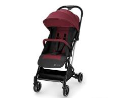 Kinderkraft Kinderwagen INDY, Liegebuggy, Sportwagen, Leicht nur 6 kg und wendig, Drehbare Vorderräder, Verstellbarer Griff, Stufenlose Einstellung der Rückenlehne, Schnelles Zusammenklappen, Burgund