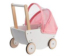 Howa Puppenwagen aus Holz mit faltbarem Verdeck 2550