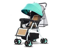 Xiaoping Kinderwagen kann sitzen liegend Licht Falten Rattan Regenschirm Baby Baby vierrädrigen Wagen