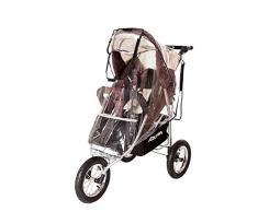sunnybaby 20083 - Universal Regenverdeck, Regenschutz COMFORT PLUS für Jogger, Sportwagen, Shopper, Buggy mit Dach, Kinderwagen | Kontaktfenster mit sturmfester Schutzklappe | PREMIUM QUALITÄT