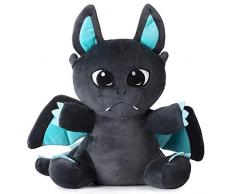 corimori 1849 Spark der Drache Plüschtier Kuscheltier Stofftier, Kinder Baby Jungen Mädchen, 30cm, Schwarz, Blau