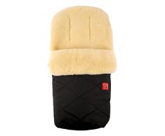 Lammfell Fußsack Natura, black