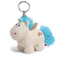 Nici 40092.0 - Einhorn Rainbow Flair mit Flügel Schlüsselanhänger, Plüsch, 10 cm