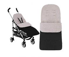 Anntry Babyschlafsack Universal Kinderwagen-Fußsackbezug,Ganzjahres-Kleinkind Warme, für Buggy-Fußsäcke, Kinderwagen-Aufsatzmatte Fußbezug Wasserdicht Winddicht Kältebeständig Abnehmbar