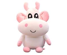 ahzha Kuscheltier Kuh, Kawaii plüschtier, plüschtier Einhorn Nashorn, Kinderkissen Geschenk,, Kuschel Kissen, Schlaf Geschenk 95cm