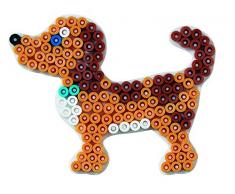 Hama Stiftplatte Kleiner Hund weiß