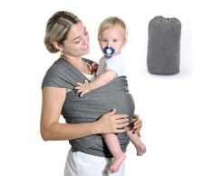 HyAdierTech Babytragetücher Kindertragetuch Baby Bauchtrage Sling Tragetuch, Tragetuch Baby elastisch für Neugeborene und Kleinkinder für Baby Neugeborene Innerhalb 16 KG