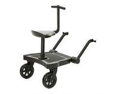 ABC Design Universal Kiddy Board - Kiddie Ride On 2 inkl. Sitz | beslastbar bis 20 kg | Universell für fast alle gängigen Kinderwagen & Buggy geeignet