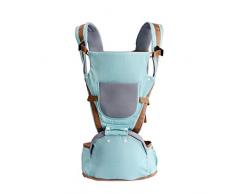 DorkasDE Babytrage Tragegurt atmungsaktiv Babytrage Bauchtrage Rückentrage und Hüfttrage 4-in-1 Umwandelbar Babyträger (3-10KG, 3-14 Monate)