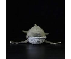 not Länge Lebensechtes Blauwal-Stofftier Extra Weiches Buckelwal-Plüschtier Simulation Ozean Tierspielzeug Geschenke 40Cm
