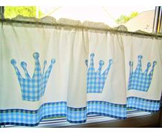 Kinderzimmergardine mit Kronenmotiv