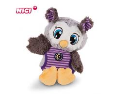 NICI Kuscheltier Schlafmütze Eule Olafina 22 cm – Plüschtier Eule für Jungen, Mädchen & Babys – Flauschiges Stofftier zum Einschlafen – Gemütliches Schmusetier für jedes Alter– Einschlafhelfer – 43950