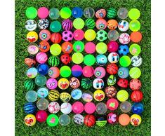 Bouncy Balls,30 Stück Flummis Springball Verschiedene Bunte 30mm Hohe Bouncing Balls Party Bag Filler für Kinder