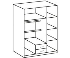 Wimex 318383 Set Babyzimmer FILOU 3-teilig bestehend aus Kleiderschrank 135cm Alpinwei/ß Landhausoptik Babybett 70 x 140cm Wickelkommode